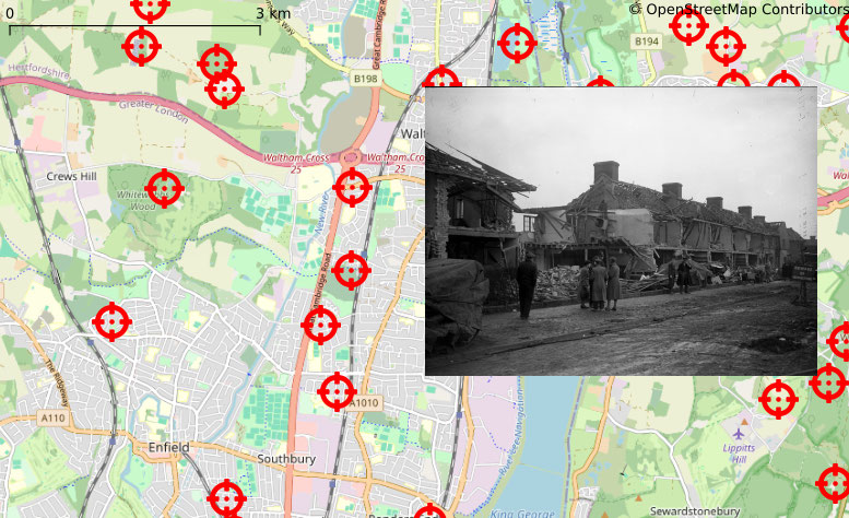 Danger UXB! British World War Two Coordinates in JS, Python, and QGIS ...